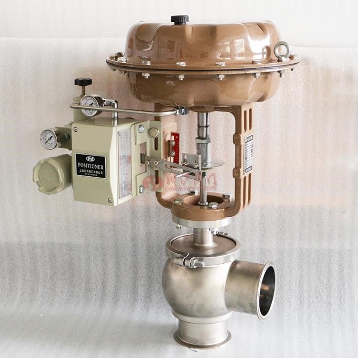 氣動衛生級調節閥實物圖